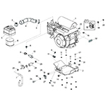 Honda GX120 Engine Assembly